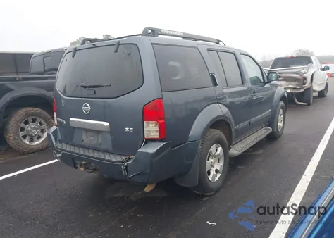 2007 Nissan Pathfinder Se z USA, uszkodzony, nr VIN 5N1AR18U27C602359